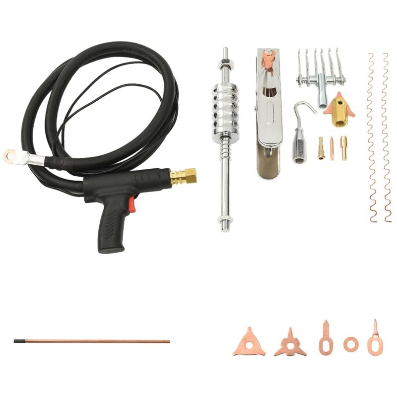 

Kit de herramientas de reparación de chapa metálica 119 piezas - Vidaxl