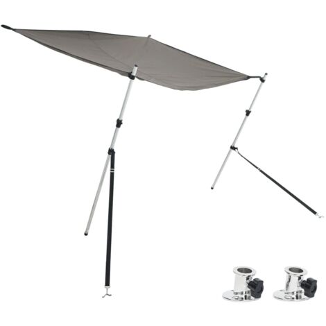 vidaXL Kit d'extension d'ombrage T-Top anthracite 174x205x(115-194) cm