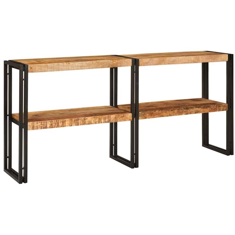 Konsolentisch Braun 160 X 33 X 75 Cm Massives Mangoholz Vidaxl
