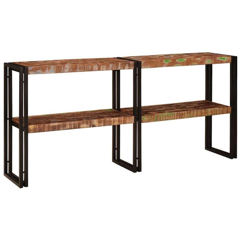 Konsolentisch Mehrfarbig 160 X 33 X 75 Cm Recyceltes Massivholz Vidaxl