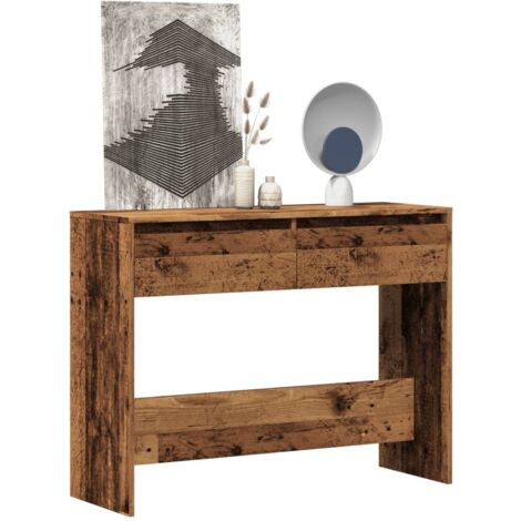 vidaXL Konsolentisch Altholz-Optik 100x35x76,5 cm Holzwerkstoff