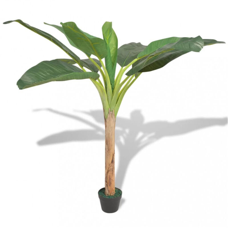 Künstlicher Bananenbaum Mit Topf 150 Cm Grün Vidaxl