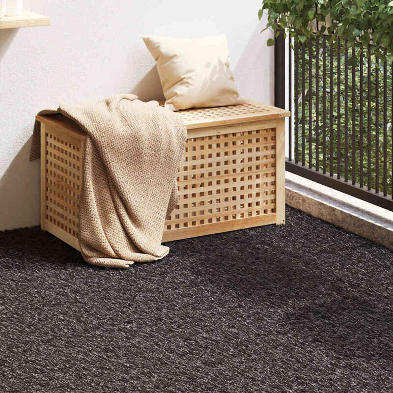 Kunstgras Schwarz 15 X 1 M Polypropylen Vidaxl
