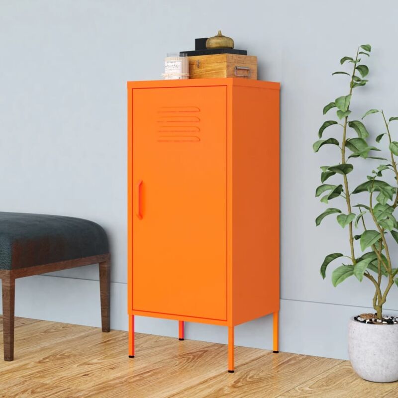 Lagerschrank Orange 42, 5x35x101, 5 Cm Stahl Vidaxl