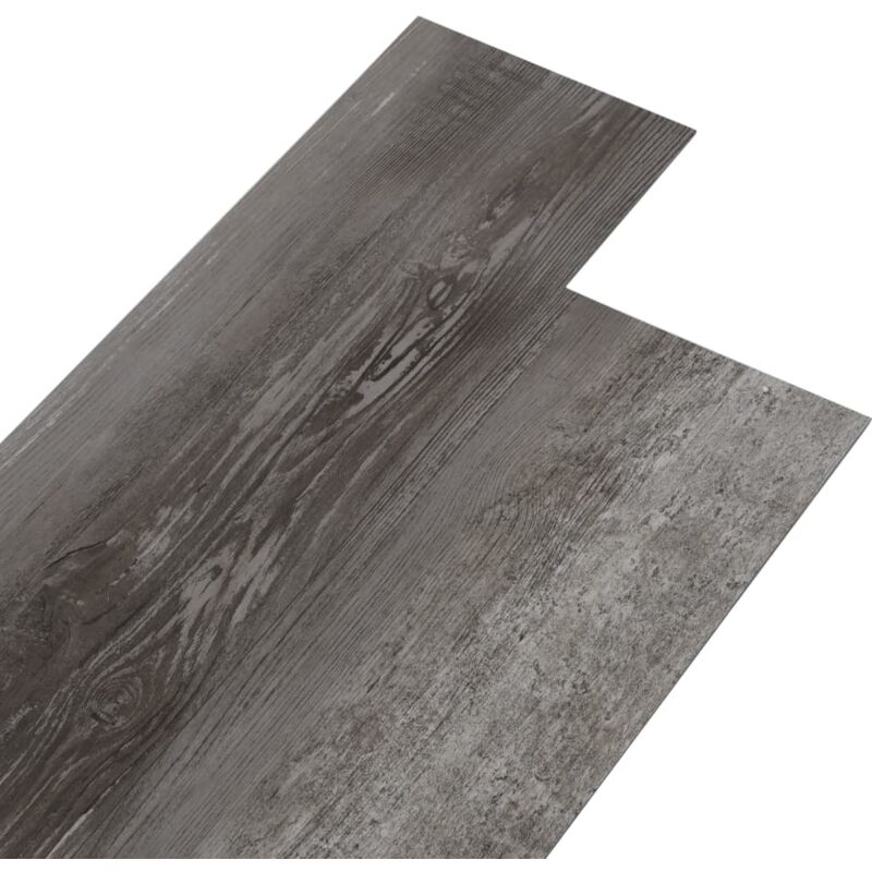 

Lamas para suelo de PVC autoadhesivas 5,21 m² 2mm madera rayada - Marrón - Vidaxl