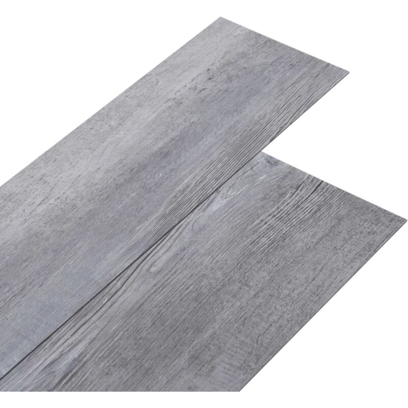 

Lamas para suelo PVC autoadhesivas 5,21 m² 2mm gris madera mate - Gris - Vidaxl