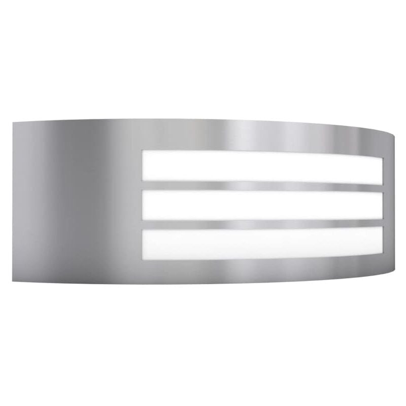 

vidaXL Lámpara de pared de exterior acero inoxidable - Plateado
