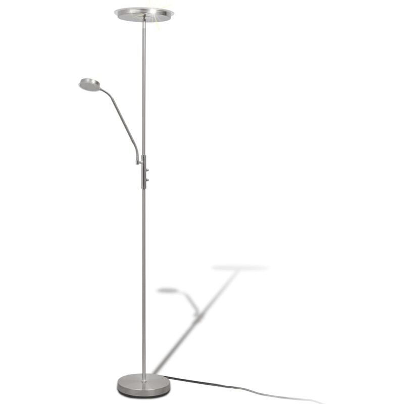 

Lámpara de pie LED regulable 23 W - Plateado - Vidaxl