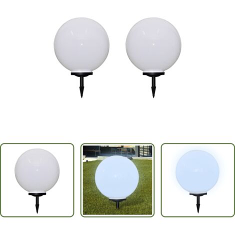 vidaXL Lampioncini LED -  Lampade da Sentiero 2 pz LED 50 cm con Picchetto