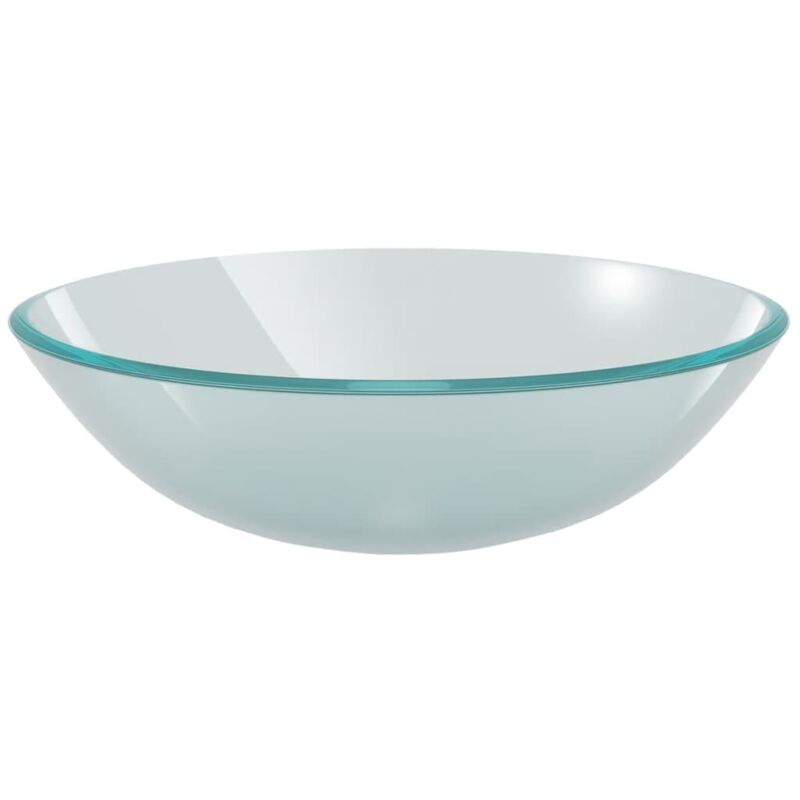

Lavabo de vidrio templado 42 cm esmerilado - Blanco - Vidaxl