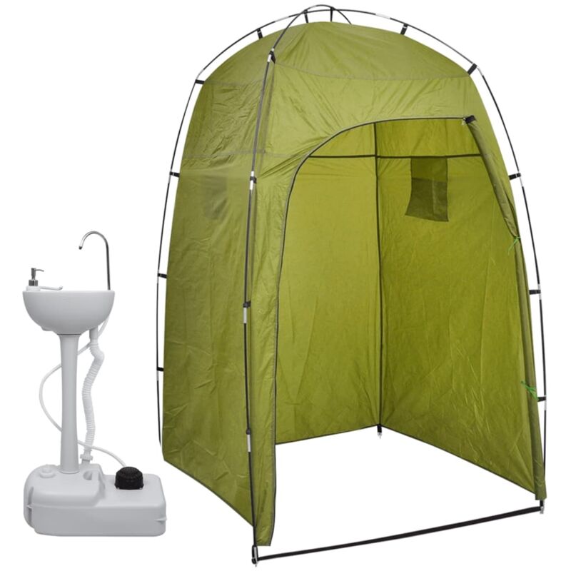 

Vidaxl - Lavabo portátil para camping con carpa 20 L