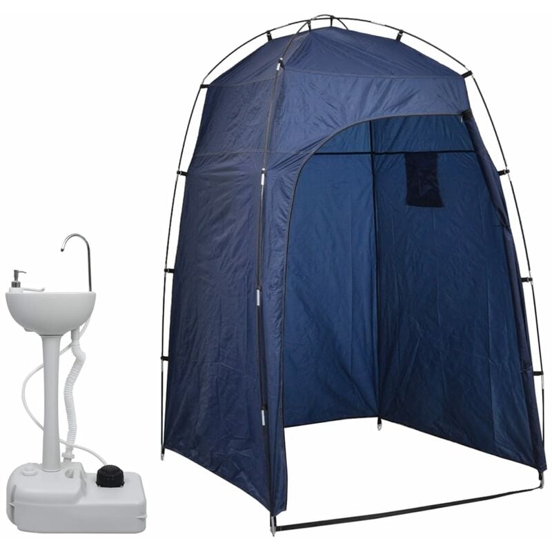 

Vidaxl - Lavabo portátil para camping con carpa 20 L