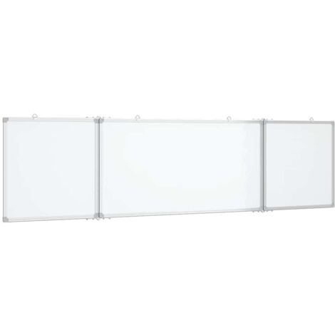 vidaXL Lavagna Magnetica Pieghevole 160x40x1,7 cm in Alluminio