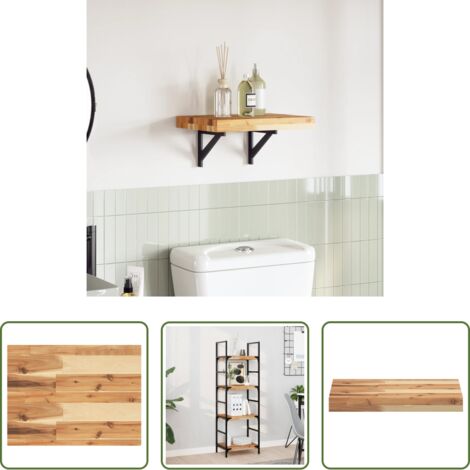 vidaXL Legno acacia -  Piano per Tavolo 50x30x4cm Rettangolare Legno Massello Acacia