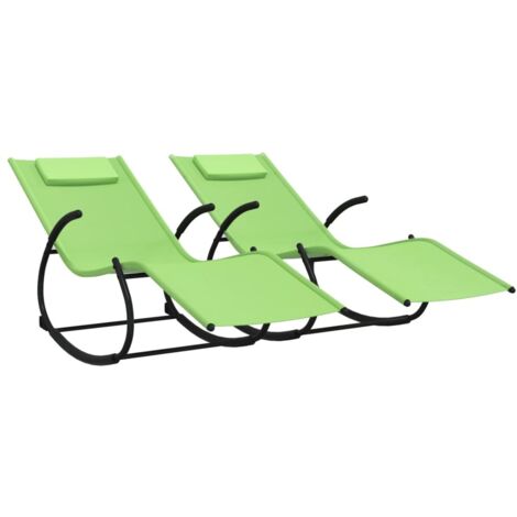 vidaXL Lettino Prendisole Pieghevole Baldacchino Acciaio e Tessuto Blu