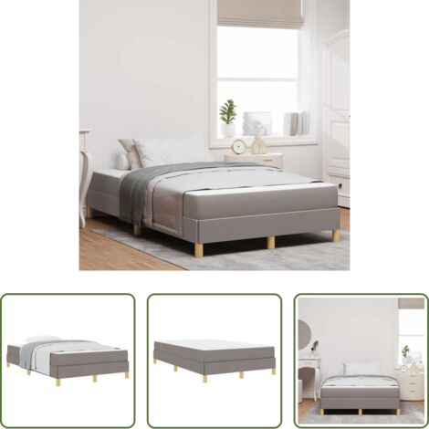 vidaXL Letto box spring -  Letto a molle con materasso Talpa 120 x 200 cm Tessuto