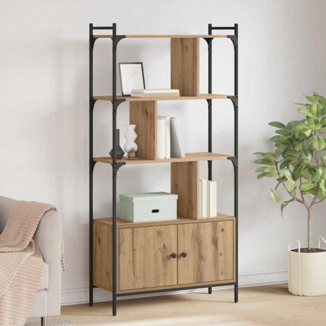 vidaXL Libreria 76,5 x 30 x 154,5 cm Legno multistrato