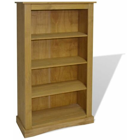 vidaXL Libreria a 4 Ripiani Pino Messicano Corona Range 80x29x150 cm