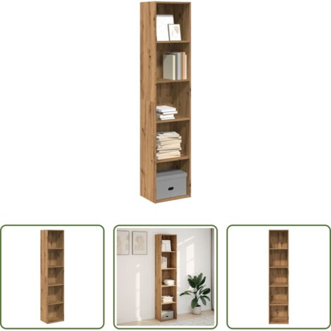 vidaXL Libreria artigianale -  Libreria Rovere Artigianale 40x30x189 cm in Legno Multistrato