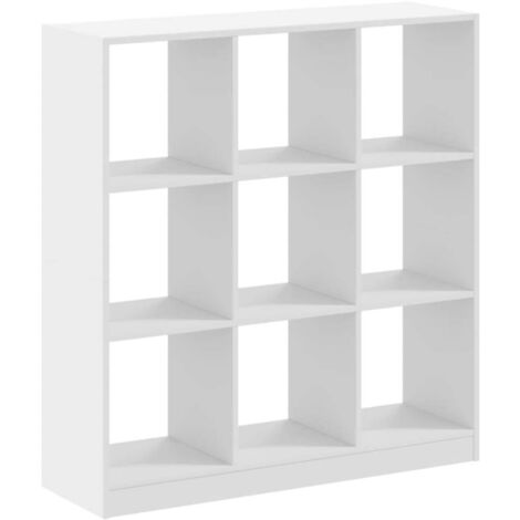 vidaXL Libreria Bianca 102x32x108 cm in Truciolato