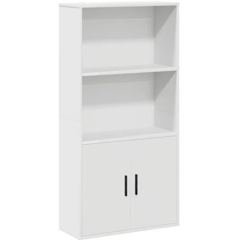 vidaXL Libreria Bianca 60x24x120 cm in Legno Multistrato