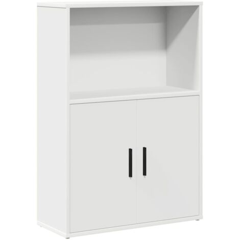 vidaXL Libreria Bianca 60x24x85 cm in Legno Multistrato