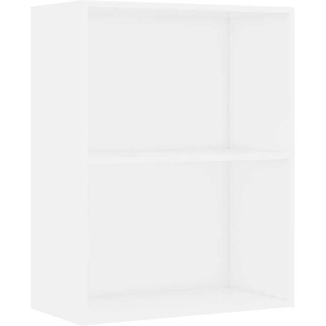vidaXL Libreria Bianca 60x30x76,5 cm in Legno Multistrato