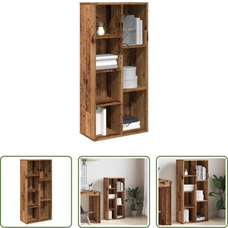 vidaXL Libreria decorativa -  Libreria Legno Antico 50x25x104 cm