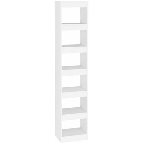 vidaXL Libreria/Divisorio Bianco 40x30x198 cm
