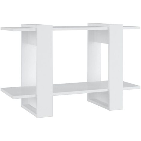 vidaXL Libreria/Divisorio Bianco 80x30x51 cm