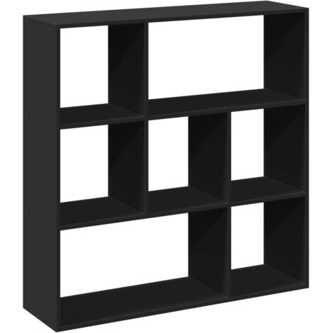 vidaXL Libreria Divisorio Nera 102x29x103,5 cm in Truciolato