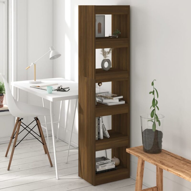 Libreria/Divisorio Rovere Marrone 40x30x166 cm - Vidaxl