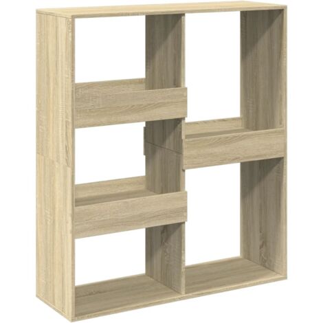 vidaXL Libreria/Divisorio Rovere Sonoma 100x33x115 cm
