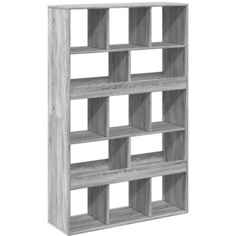 vidaXL Libreria Grigio Sonoma 100x33x156,5 cm in Truciolato