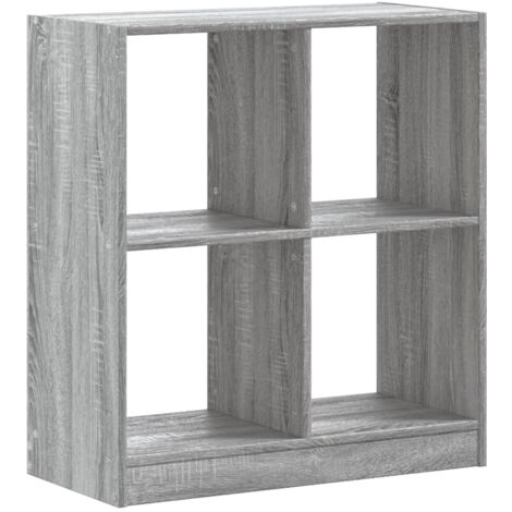 vidaXL Libreria Grigio Sonoma 68,5x32x75 cm in Legno Multistrato