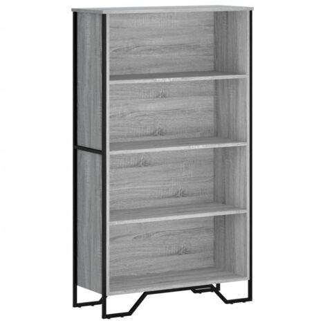 vidaXL Libreria Grigio Sonoma 80x31x137,5 cm in Legno Multistrato