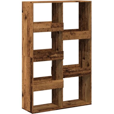 vidaXL Libreria Legno Antico 100x33x155,5 cm in Legno Multistrato