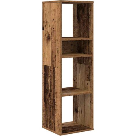 vidaXL Libreria Legno Antico 34x31x112 cm in Legno Multistrato