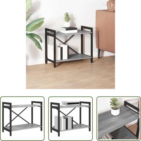 vidaXL Libreria moderna - Libreria Grigio sonoma 60 x 30 x 50 cm Legno multistrato