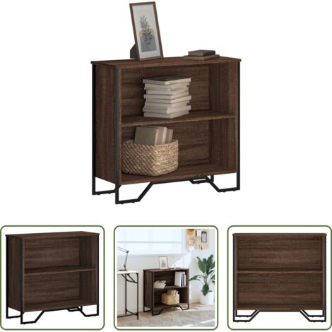 vidaXL Libreria moderna -  Libreria Rovere Marrone 80x31x74,5 cm in Legno Multistrato