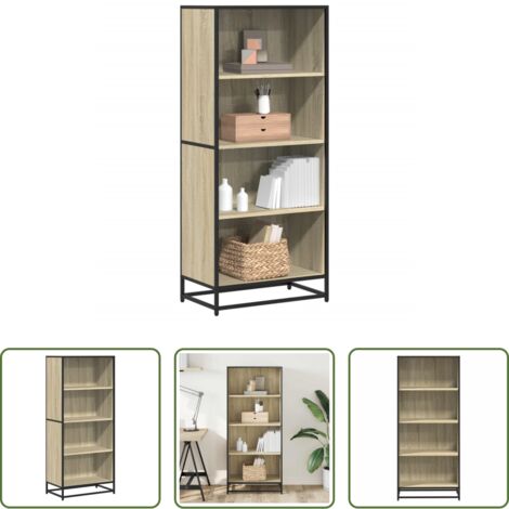 vidaXL Libreria moderna -  Libreria Rovere Sonoma 60x35x139 cm in Truciolato