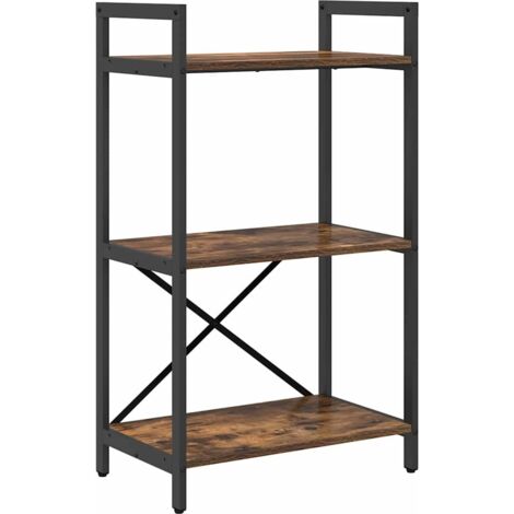 vidaXL Libreria Rovere fumé 56 x 34 x 96 cm Legno multistrato