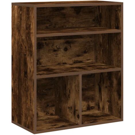 vidaXL Libreria Rovere Fumo 60x30x71,5 cm in Legno Multistrato