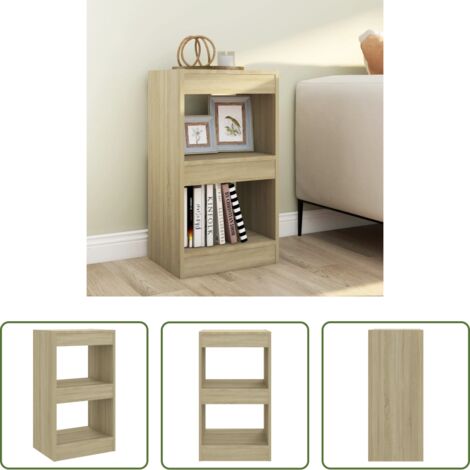 vidaXL Libreria rovere -  Libreria/Divisorio Rovere Sonoma 40x30x72 cm