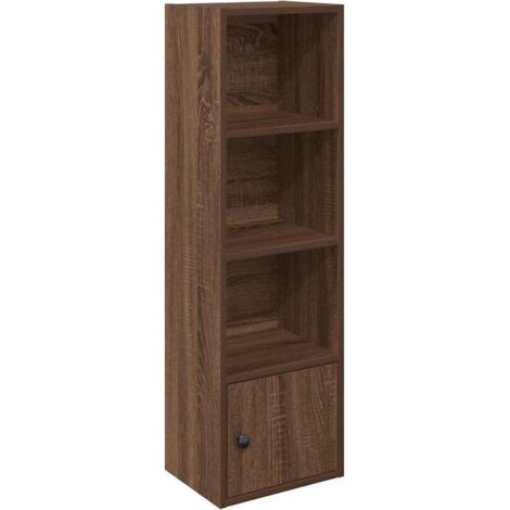 vidaXL Libreria Rovere Marrone 31x24x102 cm in Legno Multistrato