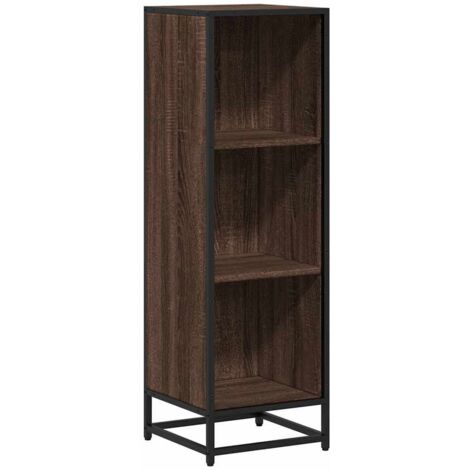 vidaXL Libreria Rovere Marrone 33,5x33x107,5 cm in Legno Multistrato