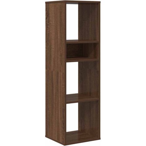 vidaXL Libreria Rovere Marrone 34x31x112 cm in Legno Multistrato