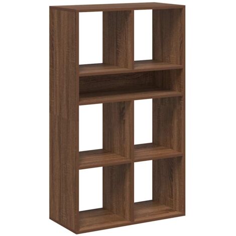 vidaXL Libreria Rovere Marrone 66x31x112 cm in Legno Multistrato