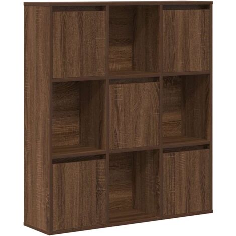 vidaXL Libreria Rovere Marrone 89x24x101,5 cm in Legno Multistrato