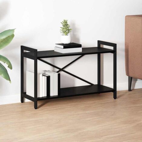 vidaXL Libreria Rovere Nero 80 x 30 x 50 cm Legno multistrato